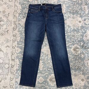 Kut from the Kloth Women's Boyfriend Jeans in Dark Blue